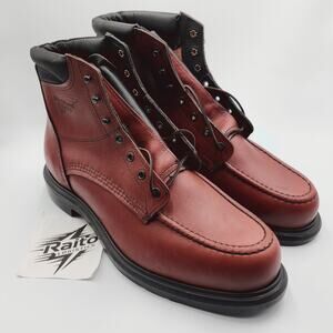 Mens Size 12 E2 Red Wing Work Boots SuperSole Leather Oxblood #202 New